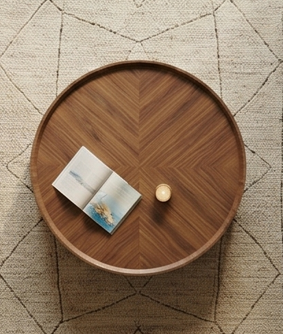 Table basse de salon avec rangement intégré LUNA – 100 cm — photo 2