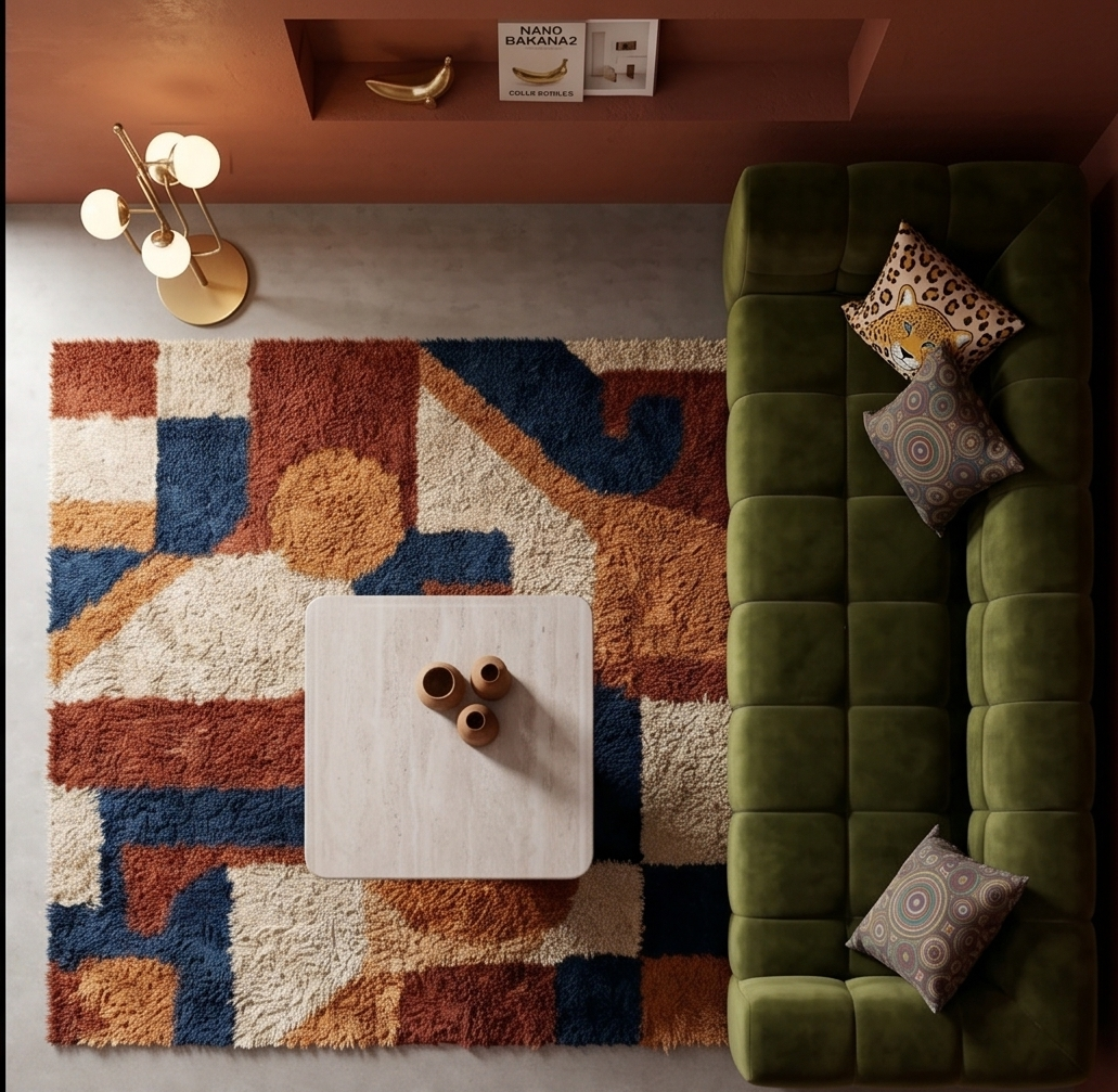 La Table Basse en Travertin "Aura" 70 x 70 cm — photo 3