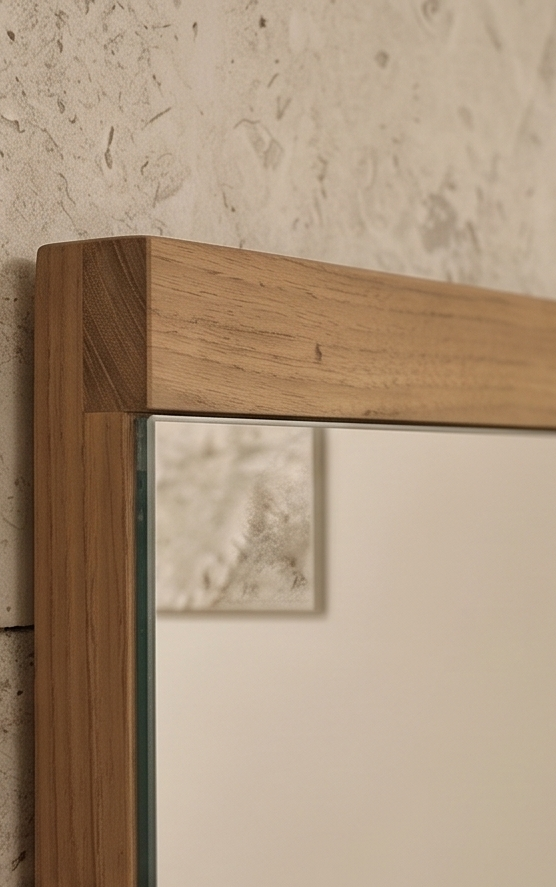 Miroir en Teck Massif Recyclé NAHELE – 140 x 60 cm — photo 3